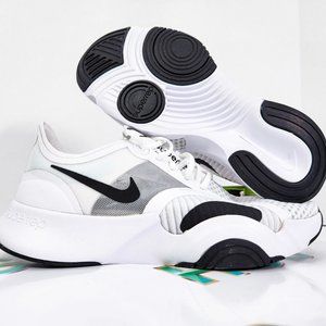 WOMENS NIKE SUPERREP GO WHITE/BLACK SIZE 6/UK 3.5/EUR 36.5 CJ0860 100